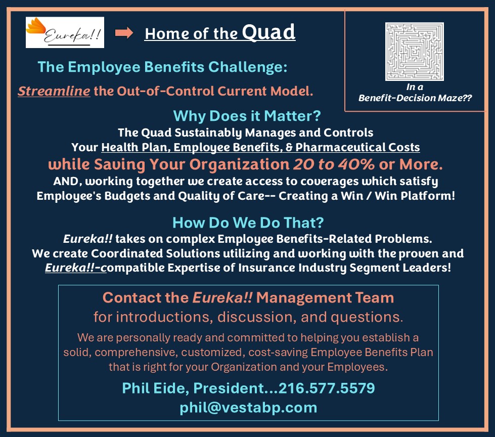 The Quad -Taking Back Employee Benefits Controll -  Contact Us and Start Saving!